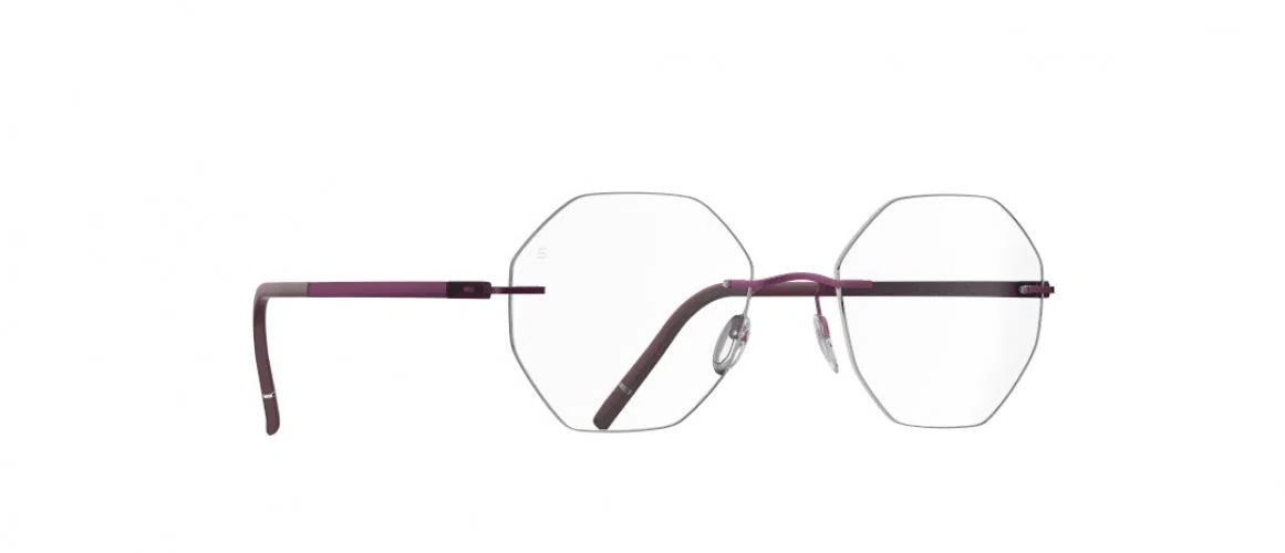 Silhouette The Dawn Chassis Rimless 5573 Eyeglasses - view 3